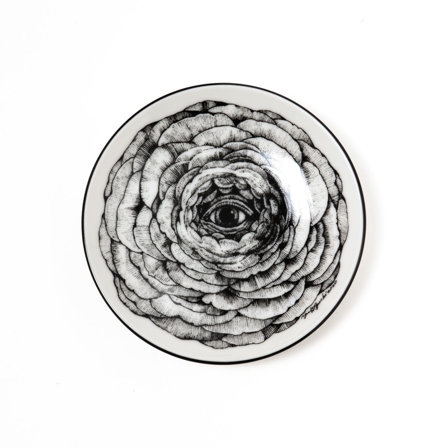 Fear Ranunculus 11cm Round Plate