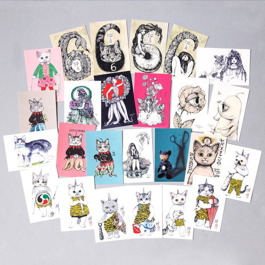 Set of 25 postcards