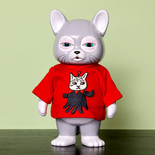 Nyanko's T-shirt and patch